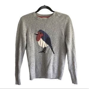 Telluride Clothing Co Merino Wool Sweater Bird Grey XS/S